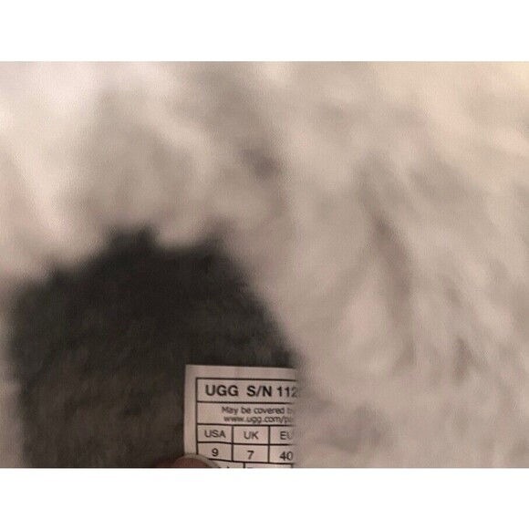 UGG 1126730 Womens Cozy Genuine Shearling Suede Slipper Light Grey US 9 - Picture 9 of 9